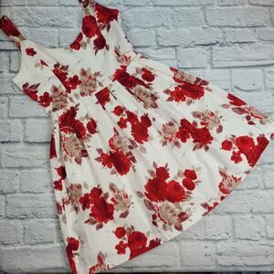 Spicy Sugar Floral Sun Dress Pleated with Crinoline size 8